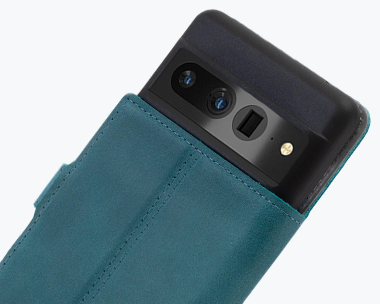 Google Pixel 7 Pro - Vintage Leather Wallet Phone Case