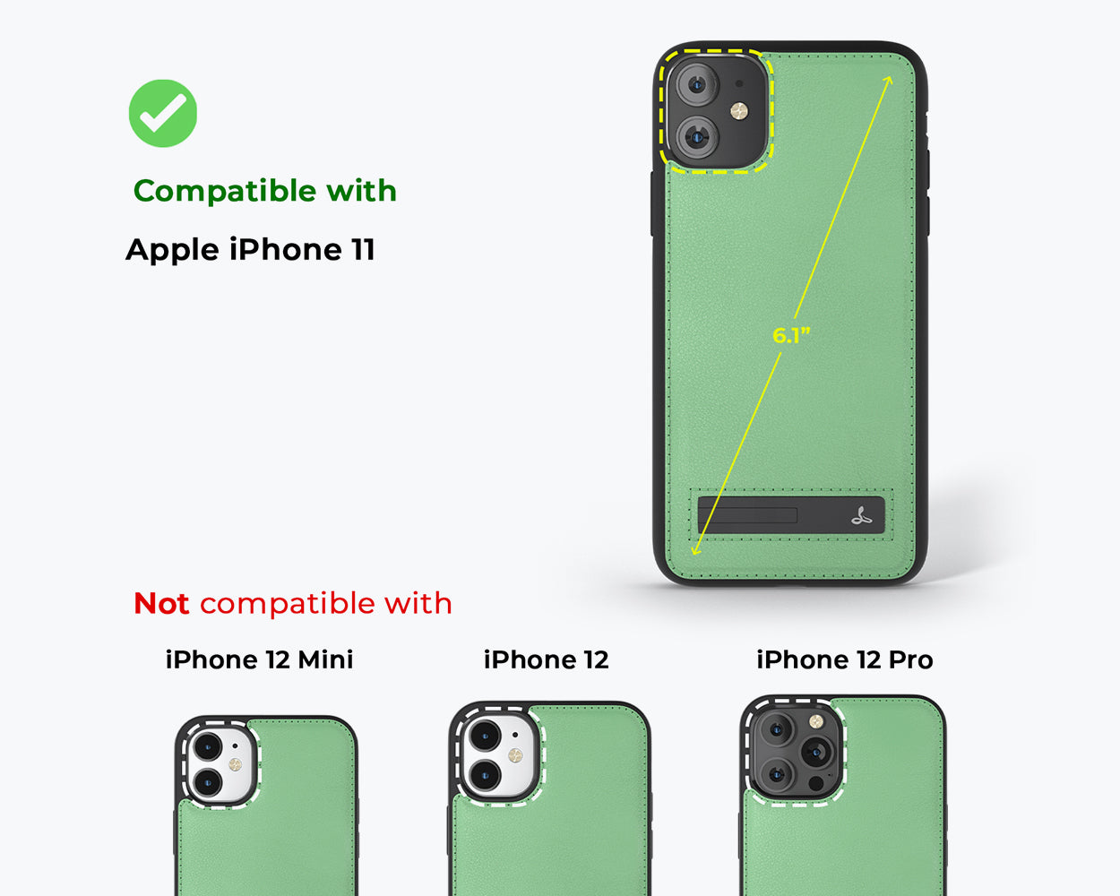 Apple iPhone 11 - Metro Leather Phone Case